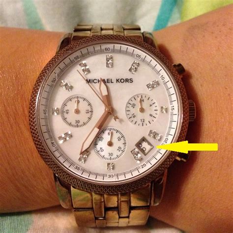 difference between real mk watch and fake|michael kors counterfeit watch.